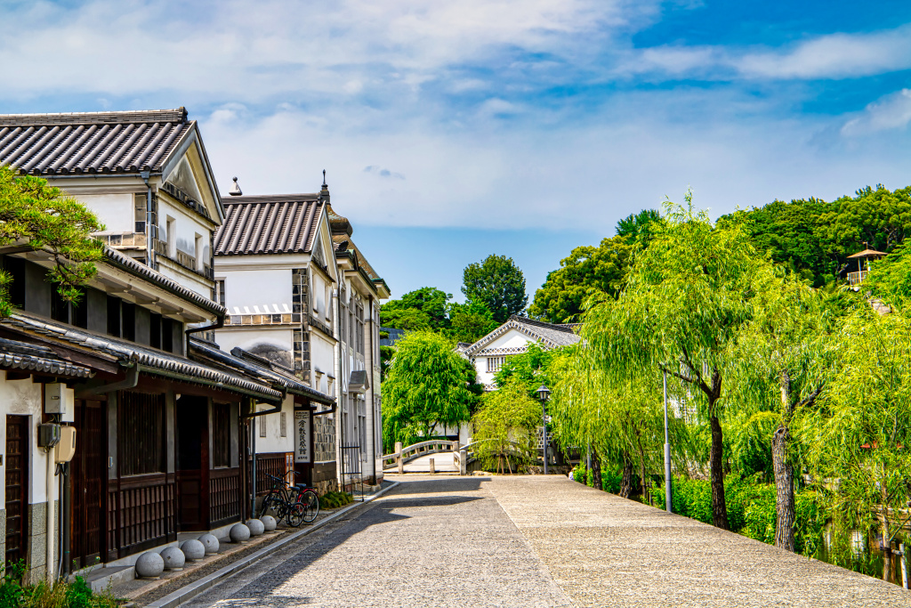 倉敷美観地区の風景